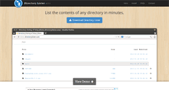 Desktop Screenshot of directorylister.com